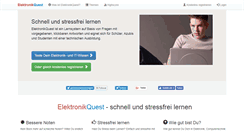 Desktop Screenshot of elektronik-quest.de