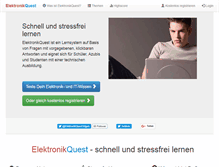 Tablet Screenshot of elektronik-quest.de